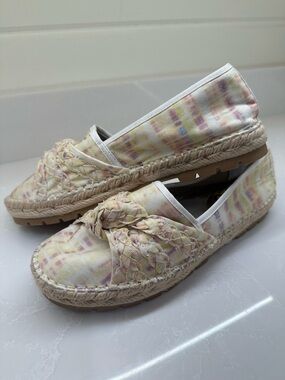 Sam Edelman Circus Pastel Yellow Tie-Dye Espadrille. Size: 9 Women’s